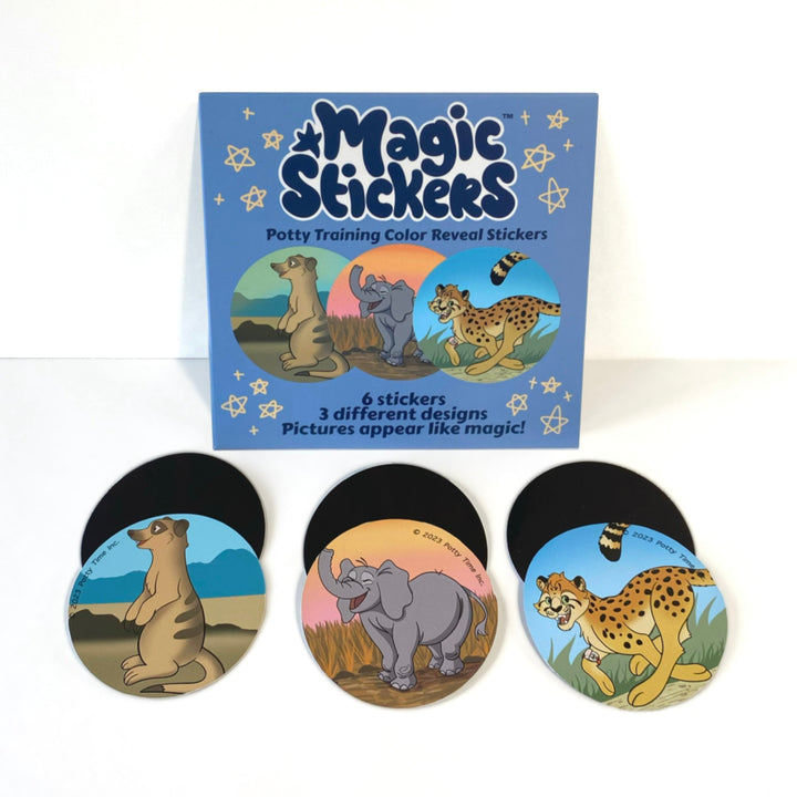 Magic Color Reveal Stickers