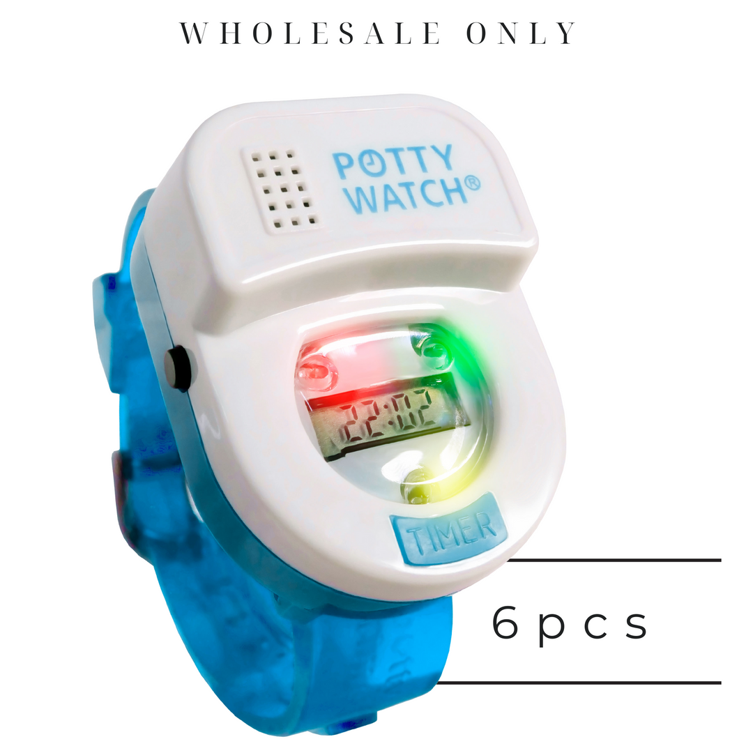 6 Blue Potty Watches - Wholesale