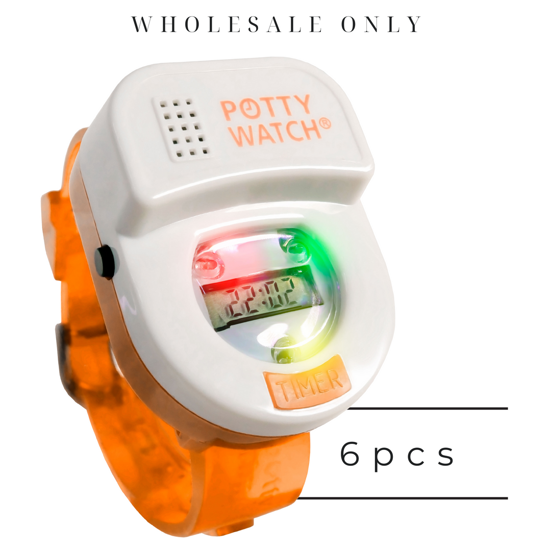 6 Orange Potty Watches - Wholesale