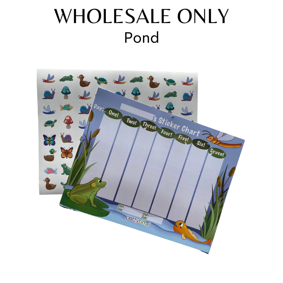 Sample Pack of Potty Training Stickers Chart Kit - Wholesale